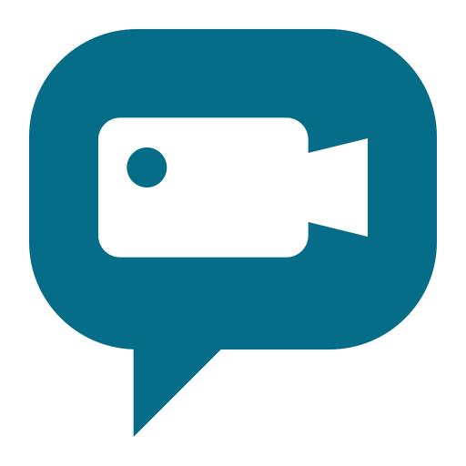 Video chat Generic Blue icon