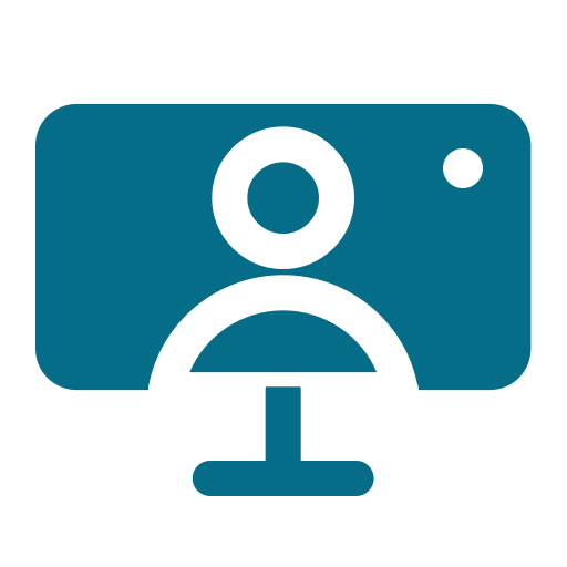 videoconferentie Generic Blue icoon