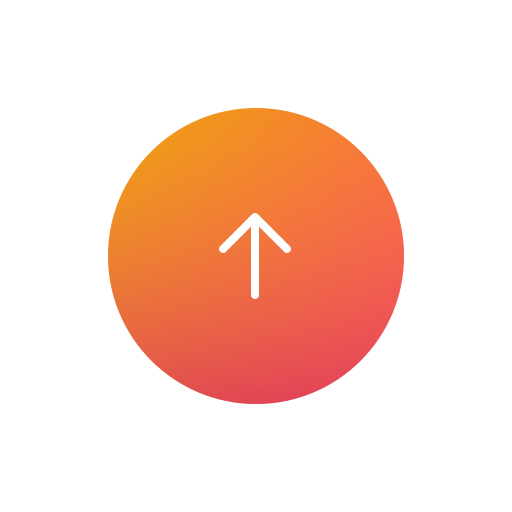 Up arrow Generic Flat Gradient icon