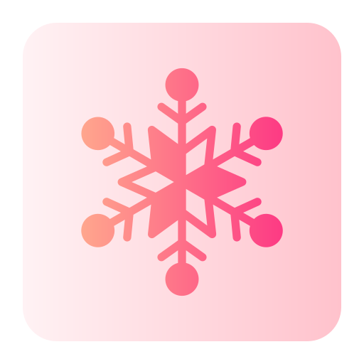płatek śniegu Generic Flat Gradient ikona