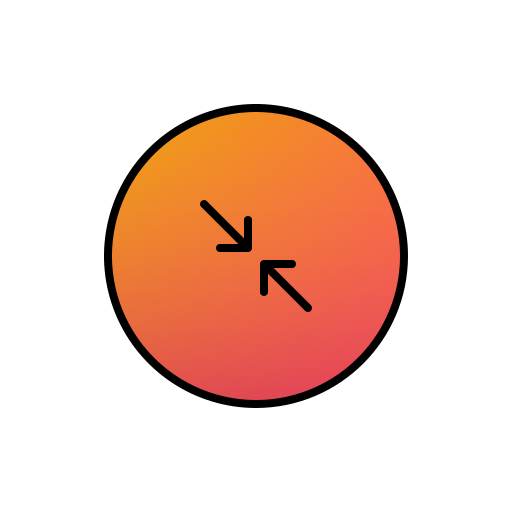 flecha diagonal Generic Lineal Color Gradient icono