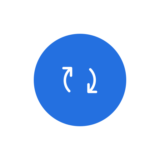 synchronizacja Generic Flat ikona