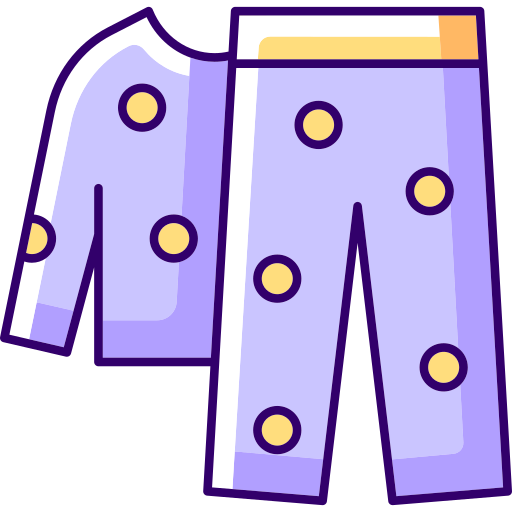 Pyjamas Generic Outline Color icon