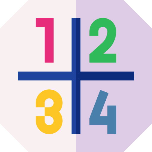 numerologie Basic Straight Flat icon