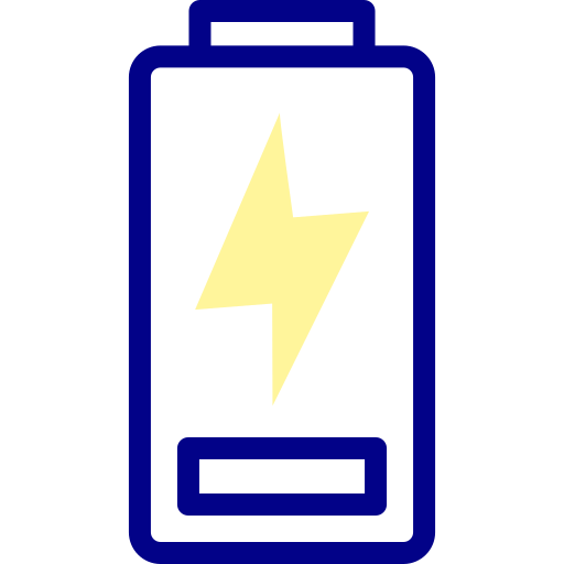 Battery Detailed Mixed Lineal color icon