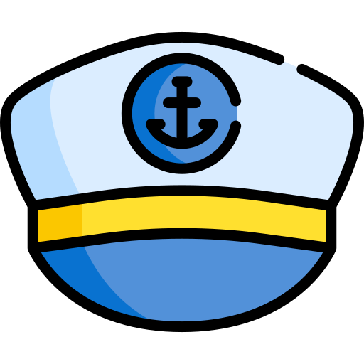 Captain cap Special Lineal color icon