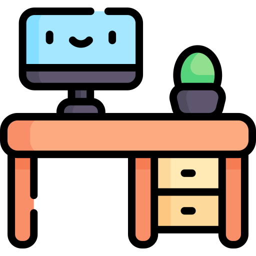 Workspace Kawaii Lineal color icon
