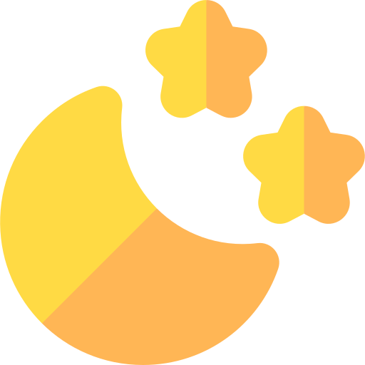 Moon phase Basic Rounded Flat icon