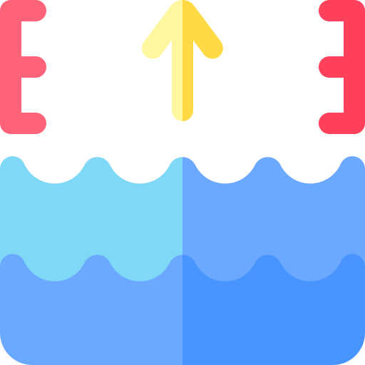 High tide Basic Rounded Flat icon