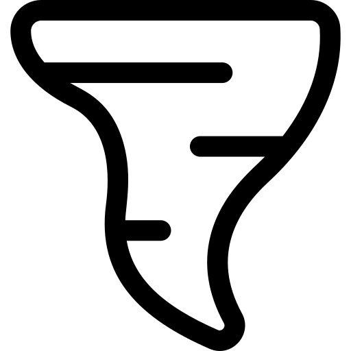 tornado Basic Rounded Lineal icoon