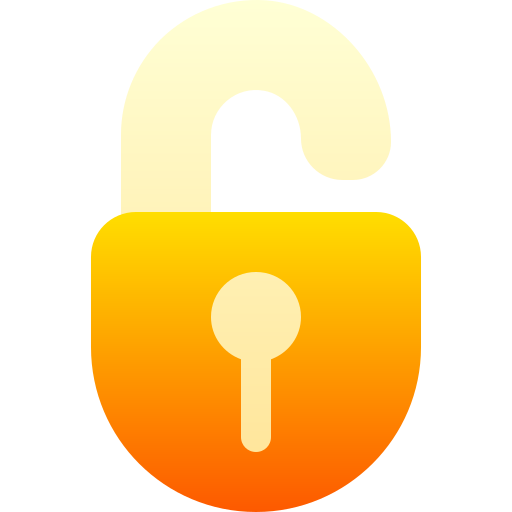 Unlock Basic Gradient Gradient icon
