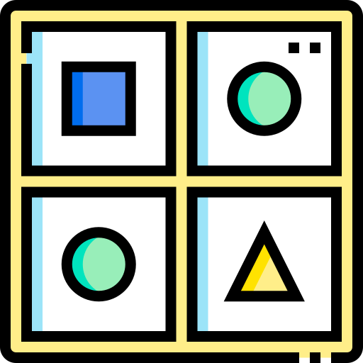 コラージュ Detailed Straight Lineal color icon