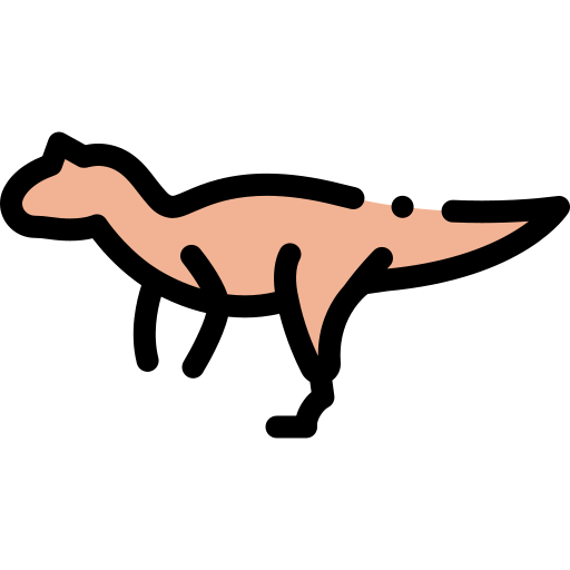 allosaurus Detailed Rounded Lineal color icon