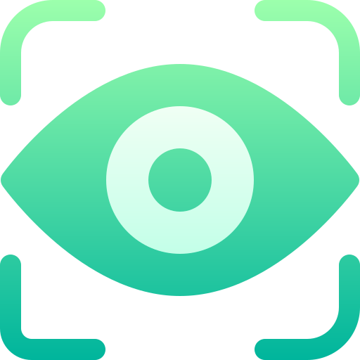 Сканер глаза Basic Gradient Gradient иконка