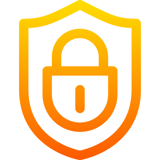 sicurezza Basic Gradient Lineal color icona