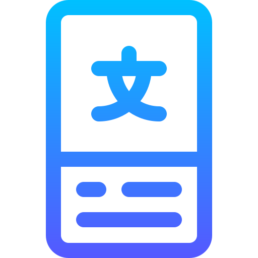 tarjeta de memoria flash Basic Gradient Lineal color icono