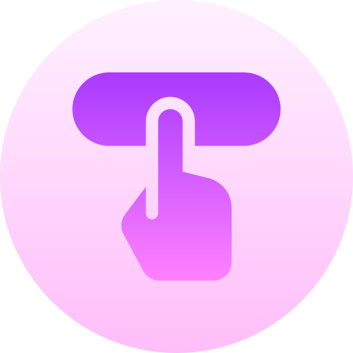 klicken Basic Gradient Circular icon