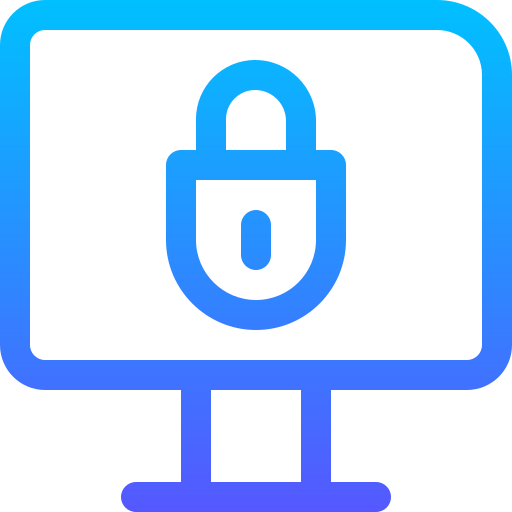 Security Basic Gradient Lineal color icon