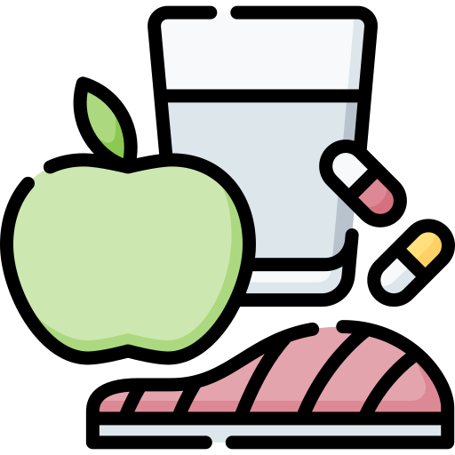 dieta Special Lineal color icono