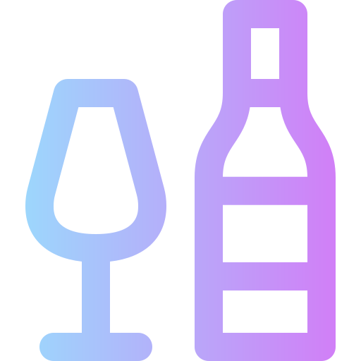 vin Super Basic Rounded Gradient Icône