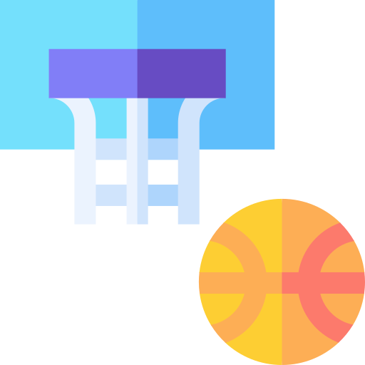 バスケットボールフープ Basic Straight Flat icon