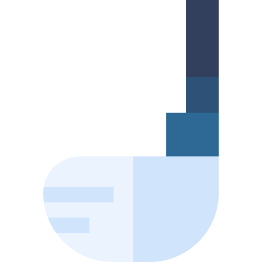 golfstok Basic Straight Flat icoon