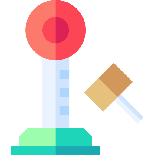 Hammer game Basic Straight Flat icon