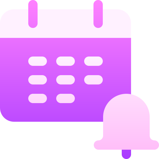 カレンダー Basic Gradient Gradient icon