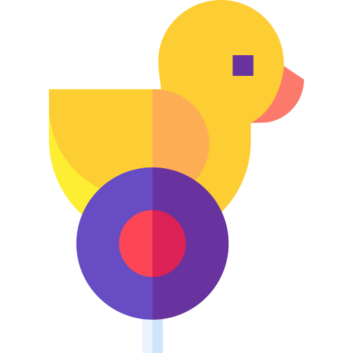 Shoot duck Basic Straight Flat icon