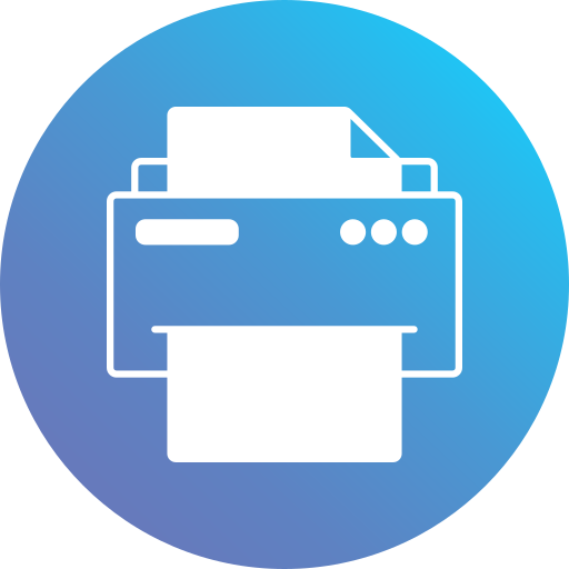 stampante Generic Flat Gradient icona