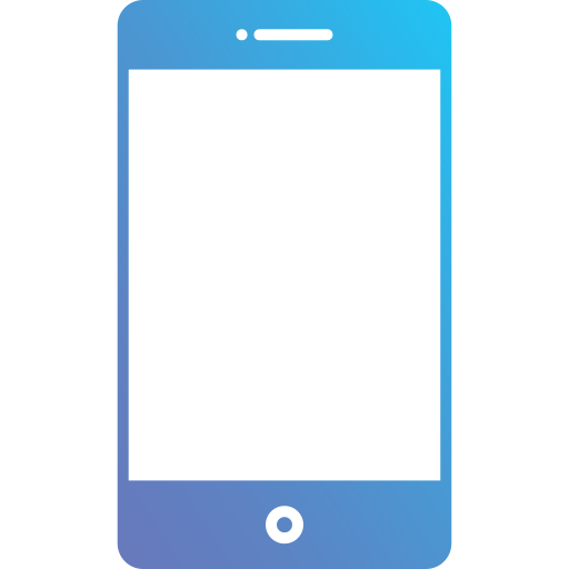 smartphone Generic Flat Gradient icoon