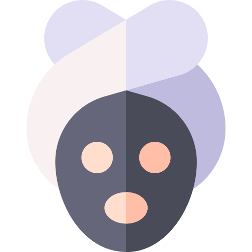 maska na twarz Basic Straight Flat ikona