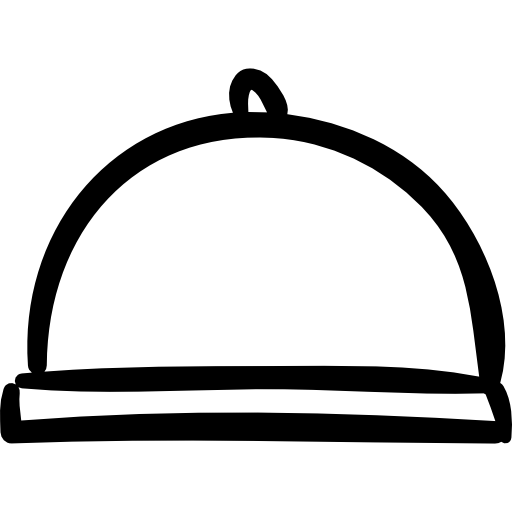 strumento disegnato a mano piatto coperto  icona
