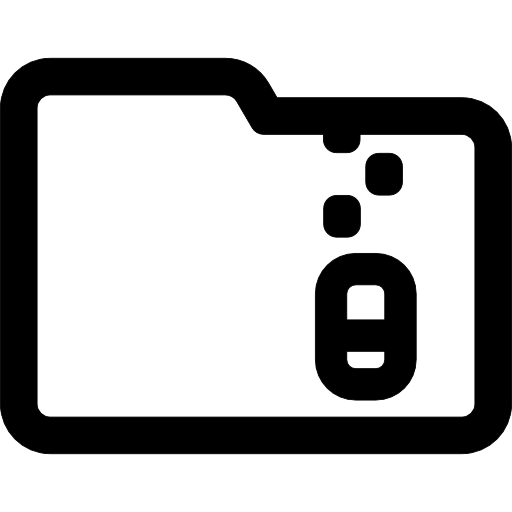 cartella compressa zip  icona