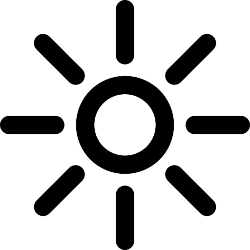słoneczny dzień  ikona