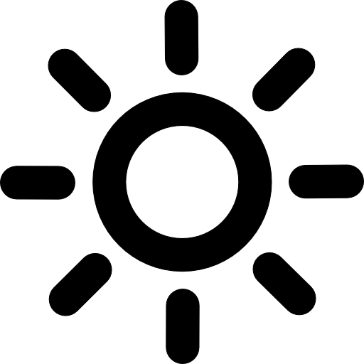 dzień słońca  ikona