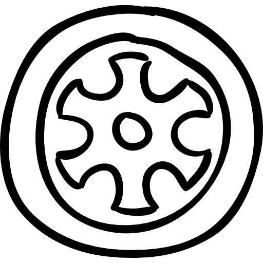 profilo della ruota  icona