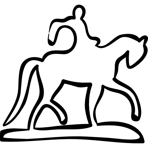 esquema de la estatua  icono