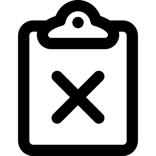 botón de eliminación del portapapeles  icono