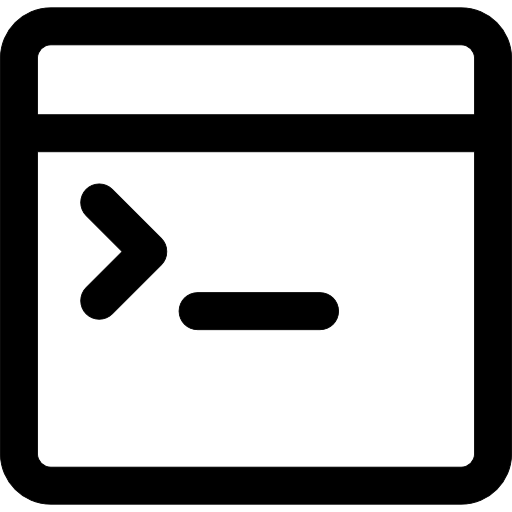 ウィンドウ上の web プログラミング コード  icon