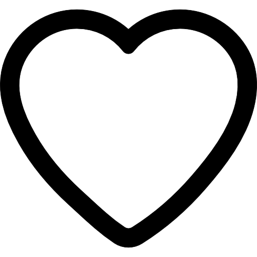 Like heart outline  icon