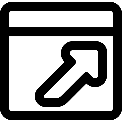 botón de interfaz delineada para cerrar sesión  icono