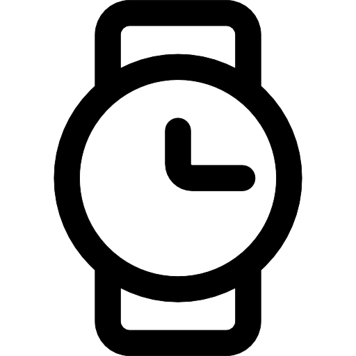 Wristwatch outline  icon