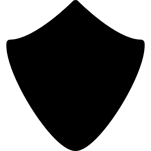 escudo silueta de forma romboidal  icono