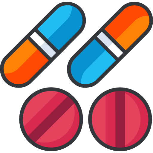 Pill Roundicons Premium Lineal Color icon
