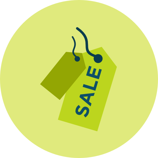 Sale tag Roundicons Premium Circle flat icon