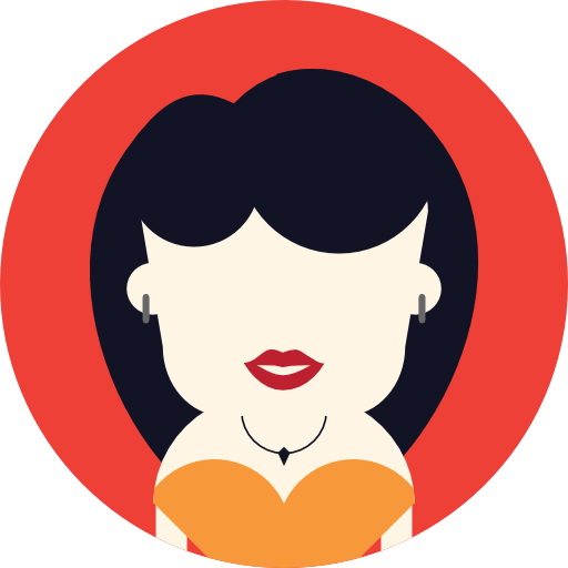 Woman Roundicons Premium Circle flat icon