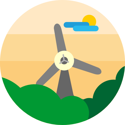 windmühle Roundicons Premium Circle flat icon