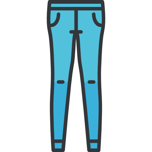 pantalones Roundicons Premium Lineal Color icono