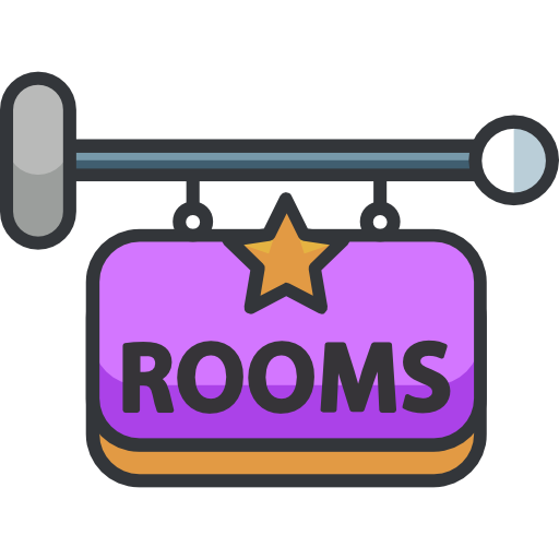 hotel Roundicons Premium Lineal Color ikona